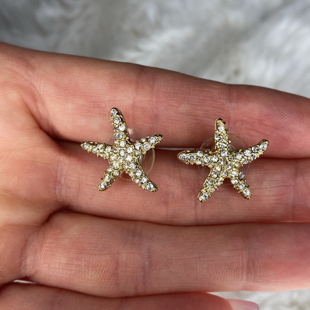 Lilly Pulitzer Gold Starfish Earrings